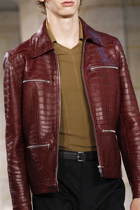 hermes red leather coat|Hermes ready to wear men's.